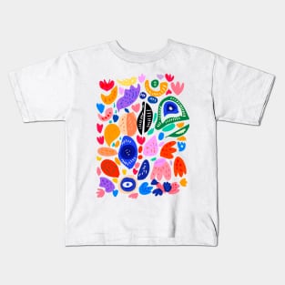 Summer Juicy Fruits Pattern Art by Emmanuel Signorino Kids T-Shirt